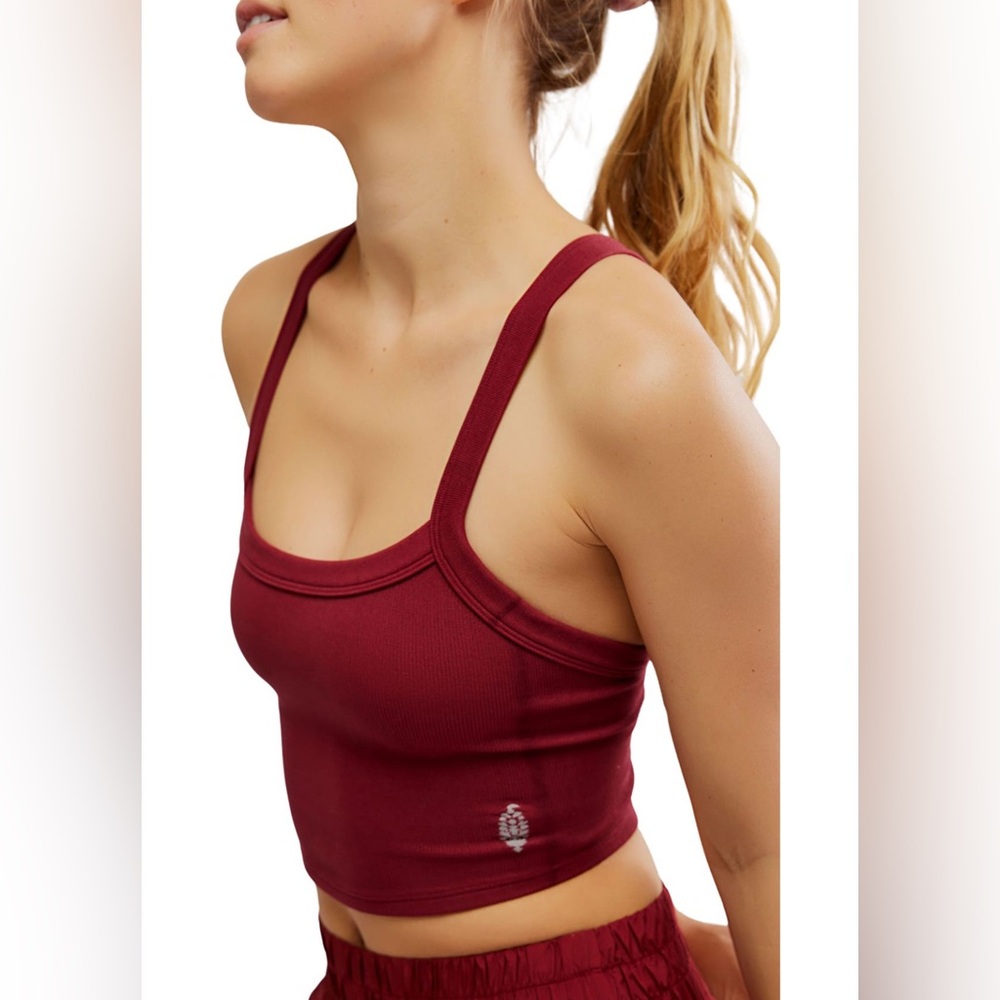 NWT FP Movement All Clear Cami - Sour Cherry